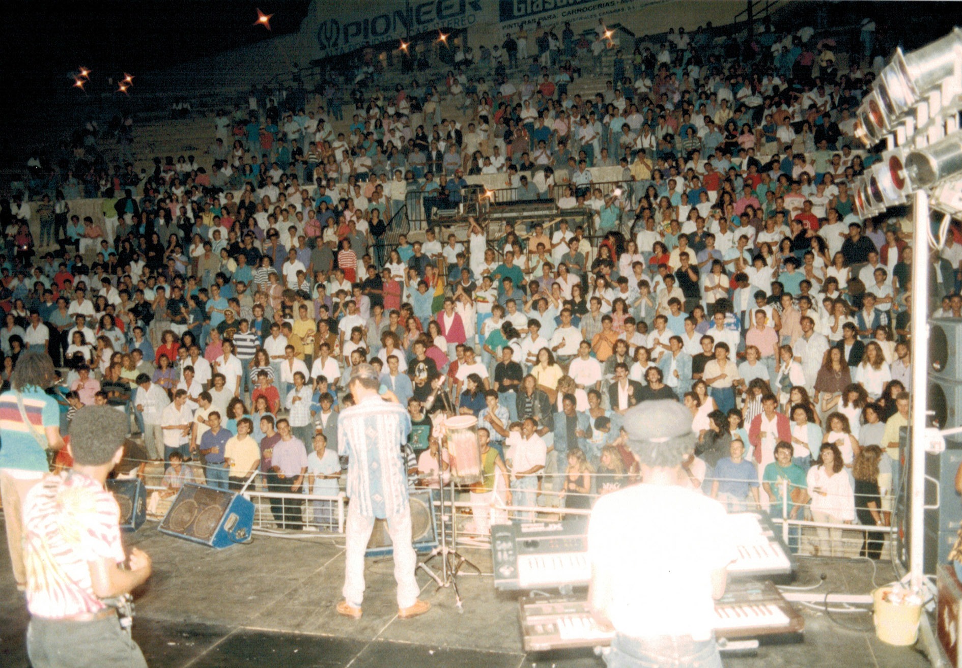 Concierto de Ziggy Marley en el Estadio Insular (Gran Canaria) en 1988