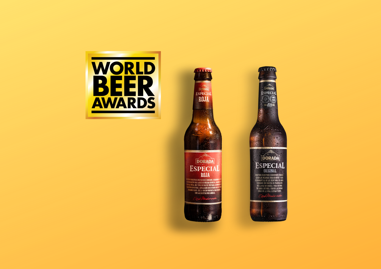 Dorada Especial obtiene dos premios en el World Beer Awards