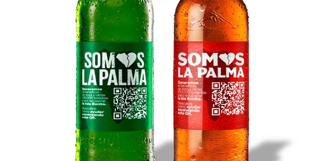 Compañía Cervecera apoyará con más de 60.000 euros a los afectados por el volcán de La Palma