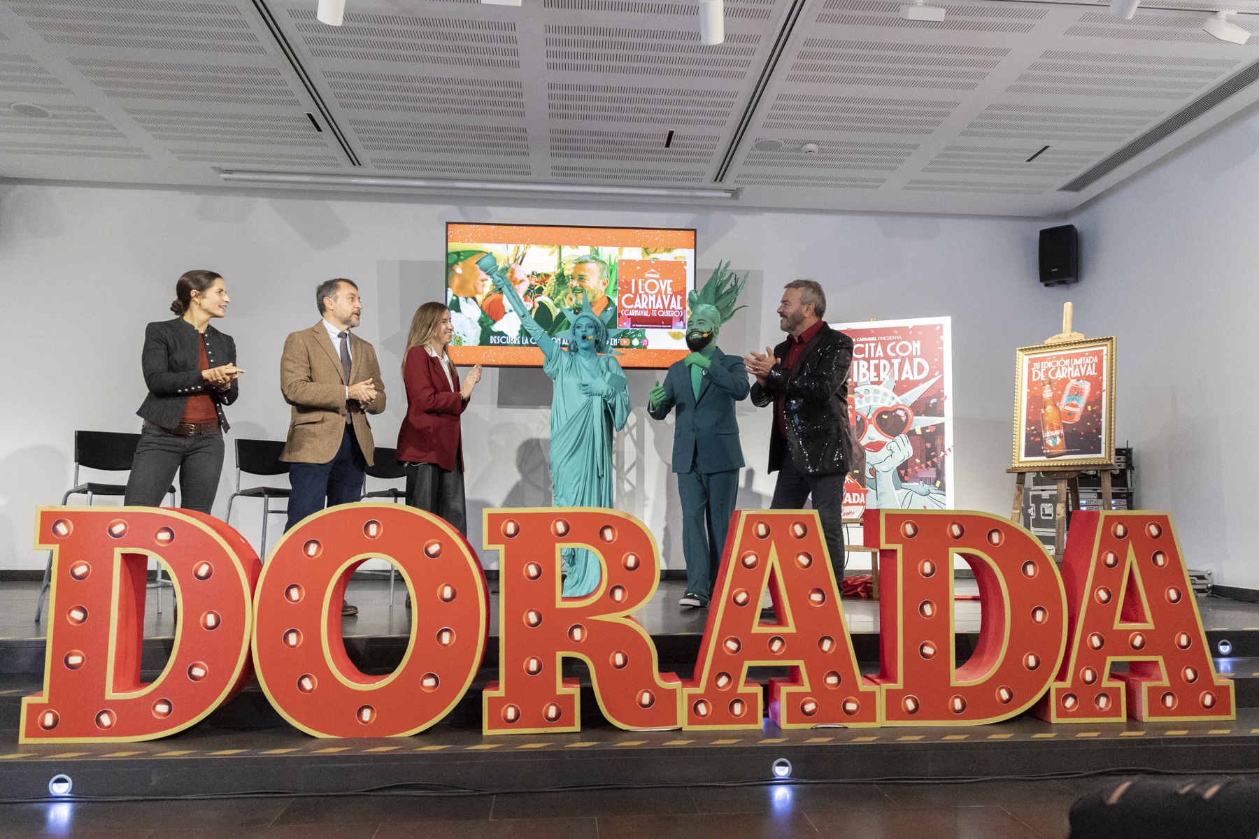 Dorada lanza “Una cita con la libertad” de la mano de artistas canarios y las agrupaciones del Carnaval