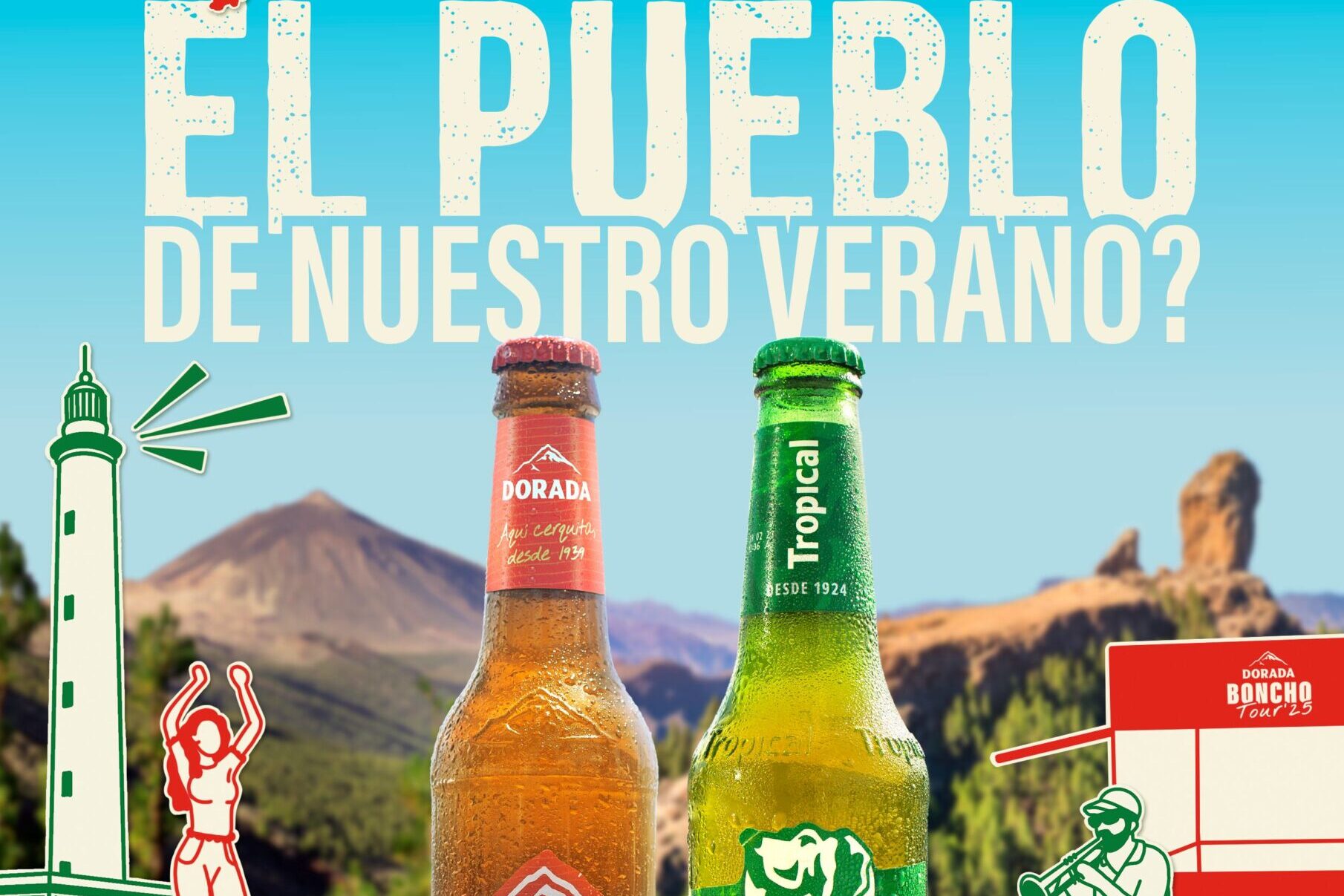 ¿Cuál es el pueblo preferido de los canarios en verano? Dorada y Tropical lanzan un duelo con orgullo local