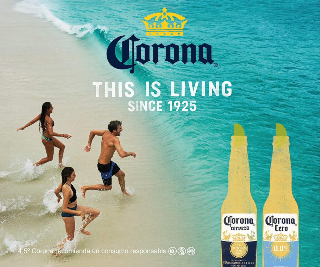 Corona celebra 100 años bajo el sol con el lanzamiento de Corona Cero en las Islas Canarias