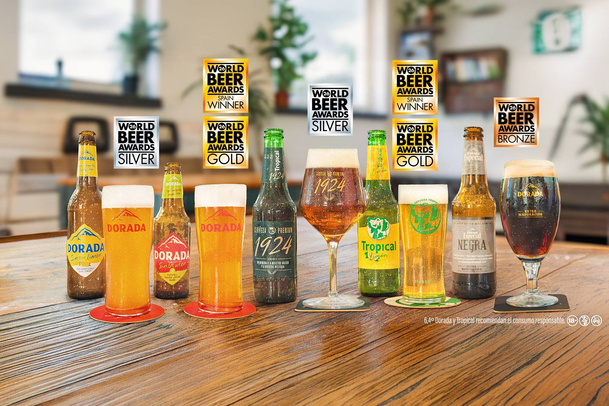 Cervecera de Canarias, premiada con siete medallas en los World Beer Awards 2026